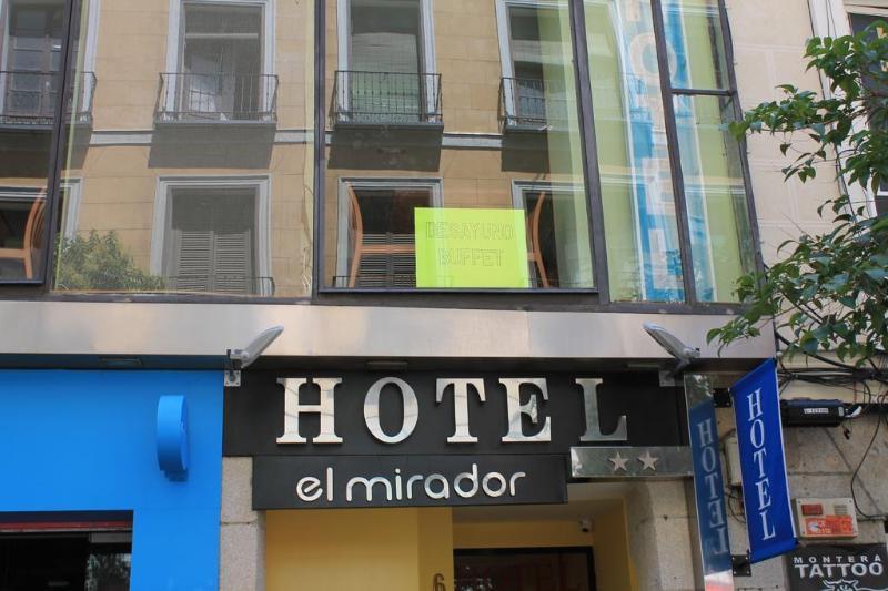 Hotel Mirador Puerta Del Sol Madrid Exterior foto